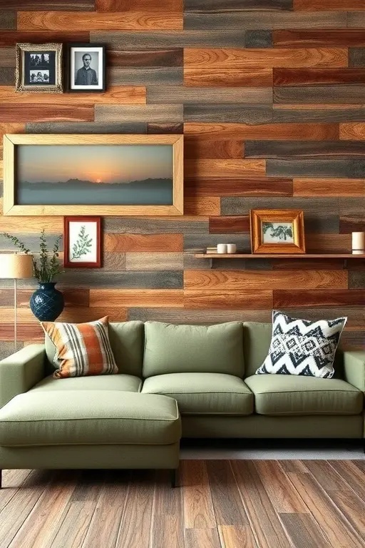 Rustic Reclaimed Revival - Breathe new life into your home with wall sheets that mimic reclaimed barn wood. This design combines weathered textures and rich colors to evoke a sense of history and comfort. The charm of aged wood adds depth and character, making it perfect for cozy living rooms or intimate dining areas.