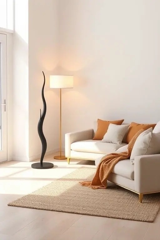The Artistic Floor Lamp: Illuminate with Purpose - Forget ordinary lighting. An artistic floor lamp can serve as both a source of light and a stunning piece of décor. Look for lamps that resemble sculptures; they will elevate your room's aesthetic, making even the dullest evening feel luxe and inviting.