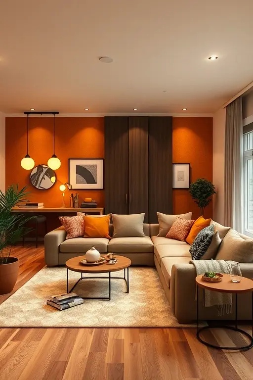 Mood Magic - Mood Magic incorporates smart lamps with color-changing capabilities that allow you to play with hues of buttery yellow and soft amber. Position these lamps in corners to cast a warm, welcoming light across the room. Set the lamps to sync with your favorite playlists, creating an enchanting ambiance that is not only stylish but also perfectly tailored to your leisure moments.