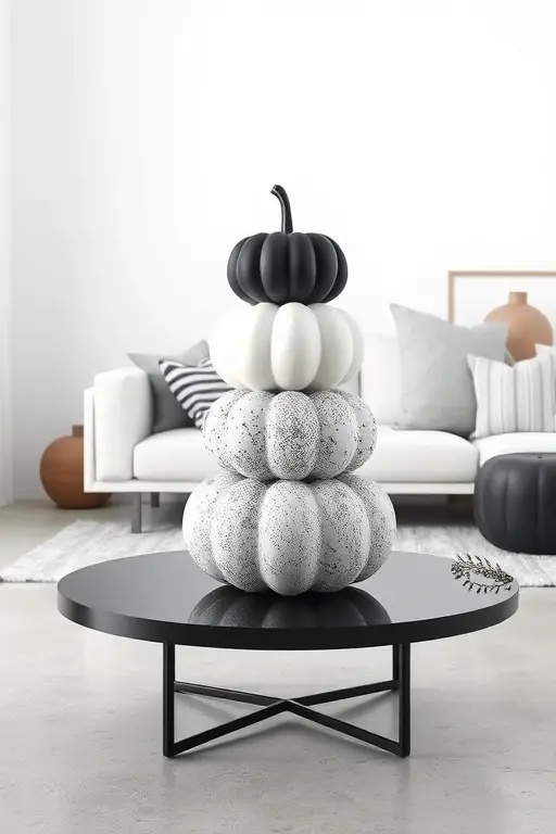 Patterns of the Season - Introduce bold patterns through stencils or decals—stripes, polka dots, or even abstract designs that echo the edginess of modern art. These patterns amplify the stack's visual intrigue, offering an invitation for guests to linger and admire the artistic flair that accompanies the season.