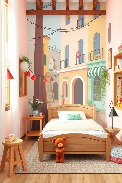 Artisan Alley - Encourage creativity by designating a wall as an 'art gallery,' where children can showcase their masterpieces. Frame their artwork creatively or hang clipboards to easily swap out their latest creations, turning their room into a vibrant celebration of imagination.