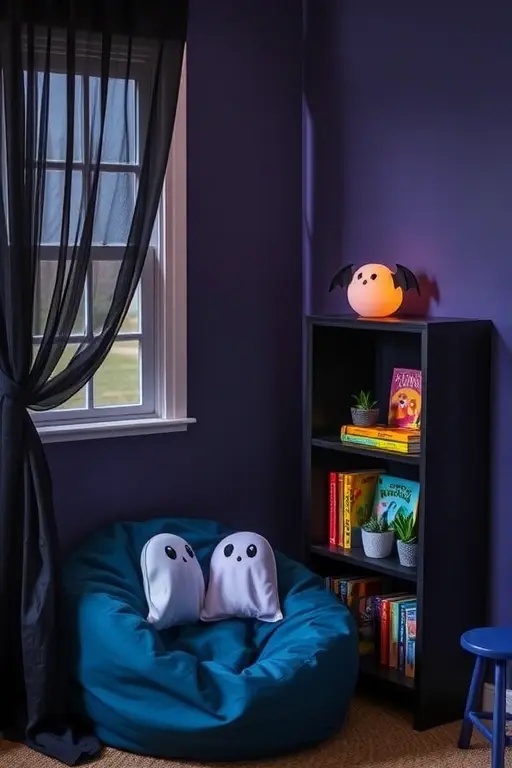 Creepy Crawler Corners - Use spider and web stickers to transform neglected corners of your home into creepy spider havens. Layer the webs with real or faux spiders for an immersive experience. It’s an unconventional way to add a touch of horror where you least expect it—while also putting your budget to good use!