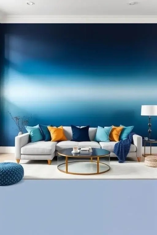 The Ombre Overhaul - Why choose one hue when you can have a gradient of glorious shades? The Ombre Overhaul blends from light to dark (or vice versa) in a seamless transition. It’s like watching a sunset every time you walk into the room. Perfect for creating a calming atmosphere or a dramatic flair; the choice is yours!