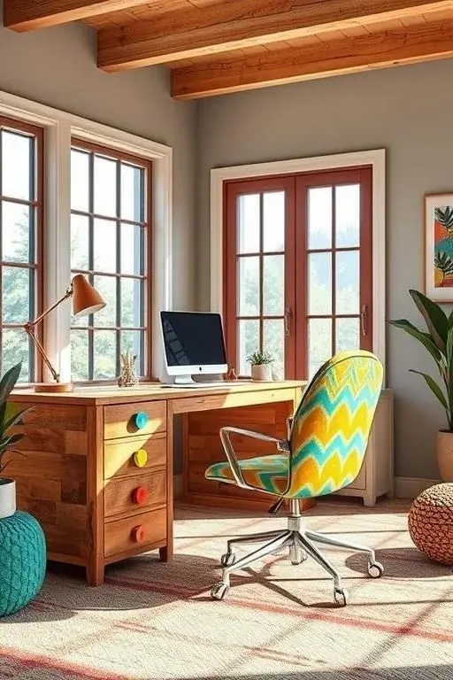 Funky Functional Furniture - Why choose between style and function? Enter the realm of ‘Funky Functional Furniture’! Think a coffee table that doubles as a pet bed or a bookshelf that swings out to reveal a hidden workspace. Unleash your creativity and let your furniture do the talking!