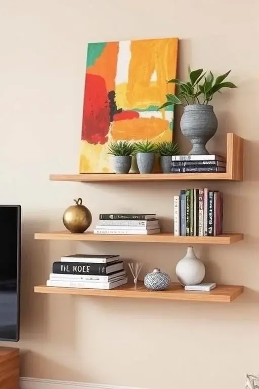 The Layered Look - Create depth by layering items. Place smaller pieces in front of larger ones, alternating sizes and shapes to form an inviting visual narrative. Think of it as a cozy quilt made from your favorite memories—each layer tells a part of your story, wrapped in warmth and nostalgia.