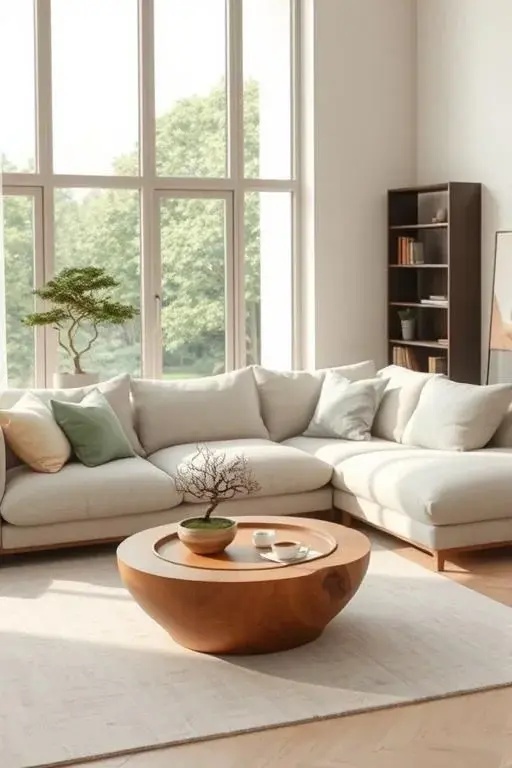 Zen Retreat - Transform your space into a calming sanctuary with 'Zen Retreat.' Utilizing subtle soft blues and greens, this scene is all about tranquility. Perfect for bathrooms or meditation corners, it mimics the serenity of nature. Add a few flickering candles or a small water feature, and you've got a peaceful escape right at home. It's a gentle reminder that serenity is just a button press away.