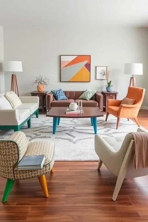 Playful Proportions - Dare to be different! Switch out standard legs for oversized, sculptural ones that play with scale. Imagine pairing a minimalist sofa with chunky, geometric concrete legs. This fun juxtaposition not only sparks conversation but invites whimsical energy into your home.