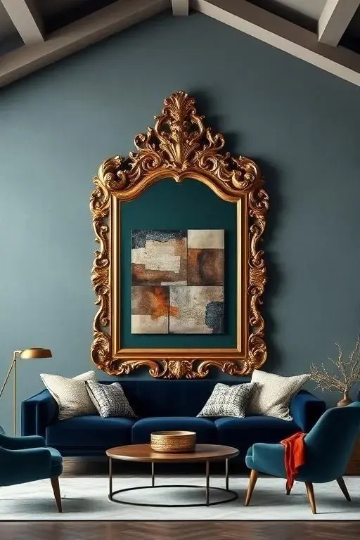 Dramatic Dimensions - Opt for oversized carved mirrors that amplify the sense of space and light. Choose bold, geometric designs that captivate attention, transforming any room into a gallery of reflections. These statement pieces elevate mood and inspire creativity, making every moment feel larger than life.